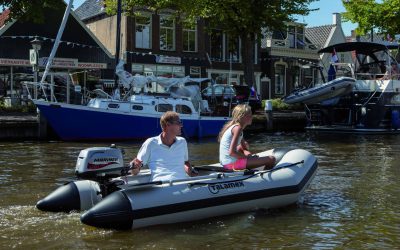 Nieuwe voorraad rubberboten op voorraad
